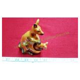 Vintage Kangaroo & Joey Salt & Pepper Shakers