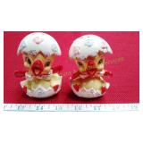 Vintage Easter Hatching Salt & Pepper Shakers