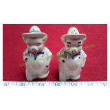 Vintage Shawnee Farmer Pigs Salt Pepper Shakers