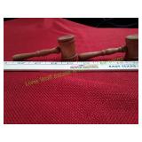 Vintage Gavel Salt & Pepper Shakers