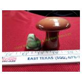 Vintage Toad & Stool Salt & Pepper Shakers