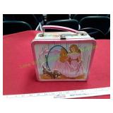 Vintage Junior Miss Metal Lunch Box w/ Thermos