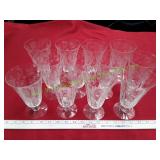 Vintage Fostoria Etched Crystal Stemware