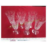 Vintage Fostoria Etched Crystal Stemware