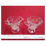 Vintage Fostoria Etched Crystal Stemware
