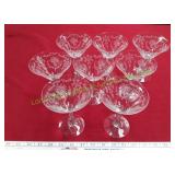 Vintage Cornucopia Etched Crystal Stemware