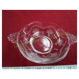 Vintage Cornucopia Etched Crystal Stemware