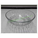 Pressed Glass Serving Bowl