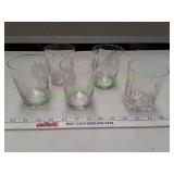 Small Etched Glasses