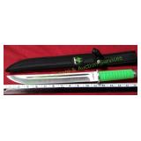 Z-Hunter Fixed Blade Knife 11" Blade-Green