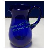 Cobalt Blue Juice Pitcher