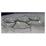 Vintage Leaf Pattern Sectional Serving Dish