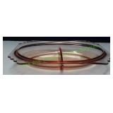 Vintage Blush Depression Dish