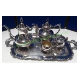 Vintage Oneida Georgian Scroll Tea Set