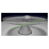 Pressed Glass Desert Dish