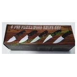 5 Pcs Pakkawood Knife Set