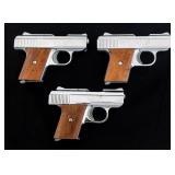 RAVEN ARMS MODEL MP-25 .25 CAL PISTOLS LOT OF 3