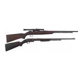 .22 CALIBER RIFLES FOR PARTS OR REPAIR LOT OF TWO
