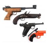 AIR PISTOL - FLARE PISTOL - FLINTLOCK PISTOL LOT