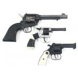 SCHMIDT, EIG, & GECADO 22 CAL REVOLVERS - LOT OF 3