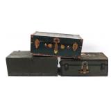 WWII - COLD WAR US ARMY & BOY SCOUT STORAGE TRUNKS