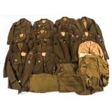 WWII US ARMY ENLISTED UNIFORM ITEMS