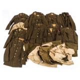 WWII - KOREAN WAR US ARMY ENLISTED UNIFORM ITEMS