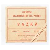 WWII CZECH VAZKA 100 NOTEBOOKS OF CIGARETTE PAPER