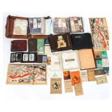 WWII US ARMY PHOTO & SCRAP ALBUMS / GUIDES / BOOKS