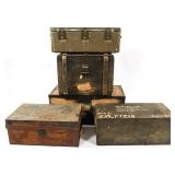 WWII - COLD WAR US STORAGE CRATES & BOXES