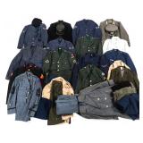 WWII - COLD WAR WORLD MILITARY UNIFORM ITEMS