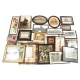 WWI - WWII US UNIT PHOTOGRAPHS & PAINTINGS