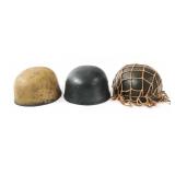 REENACTOR WWII GERMAN FALLSCHIRMJAGER HELMETS