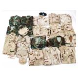 COLD WAR - GULF WARS US ARMY CAMO UNIFORM ITEMS