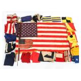 COLD WAR ERA WORLD NATIONAL & US NAVY FLAGS