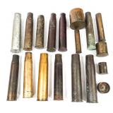WWI - WWII WORLD MILITARY ARTILLERY SHELLS