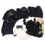 WWII - COLD WAR US NAVY UNIFORM ITEMS