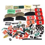 REENACTOR WWII GERMAN HEADGEAR & INSIGNIA