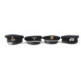 REENACTOR WWII GERMAN VETERAN & DAF VISOR CAPS