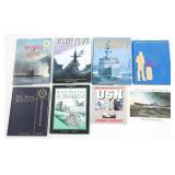 US NAVY HISTORICAL & REFERENCE BOOKS LOT OF 8