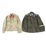 REENACTOR WWII GERMAN & JAPANESE TUNICS
