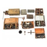 WWII US ARMY & CIVILIAN HAND TOOLS & STAMP KIT