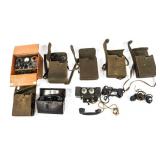 WWII - COLD WAR US FIELD TELEPHONES & TESTER