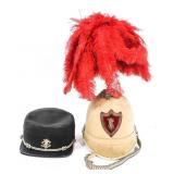 WWI - WWII US FRATERNAL SUMMER HELMET & KEPI