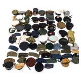 WWII - COLD WAR WORLD MILITARY HEADGEAR LOT