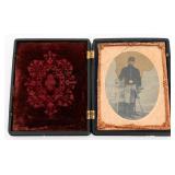 CIVIL WAR UNION SOLDIER TINTYPE PHOTOGRAPH