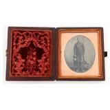 19th C. US GAR VETERAN TINTYPE PHOTOGRAPH