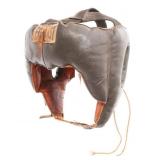 WWII US NAVY EVERLAST LEATHER BOXING HELMET
