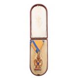 18K GOLD AUSTRIAN ORDER OF THE IRON CROWN CASED