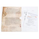 1728 RHODE ISLAND BURDICK INHERITANCE DOCUMENT